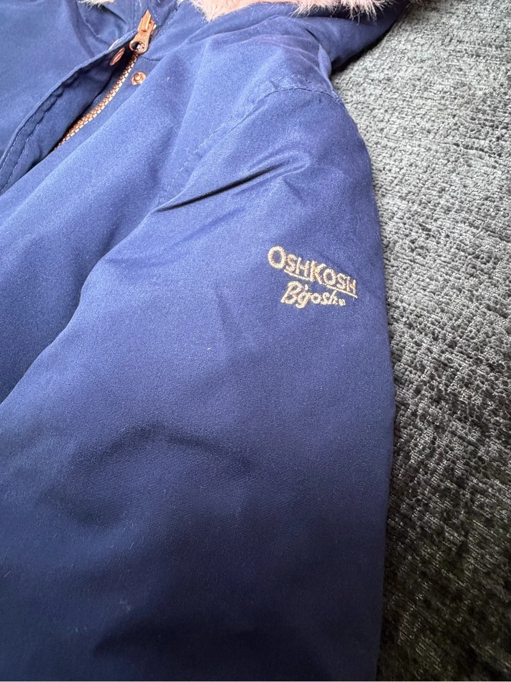 OshKosh B'gosh Girls Heavyweight Winter Parka Jacket Size 6